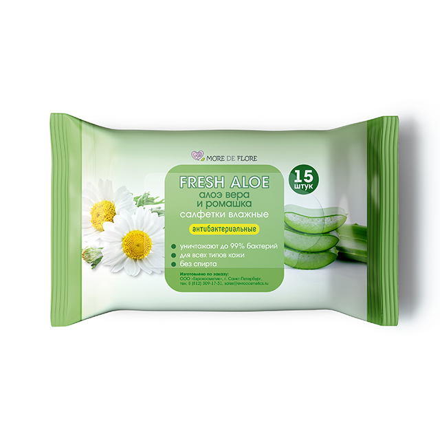 ���������� �������� ������� MORE DE FLORE Fresh Aloe ����������������� 15��  