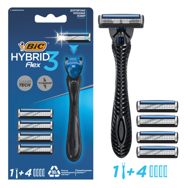 ���������� ������ ��� ������ BIC Flex 3 Hybrid + 4 �������  