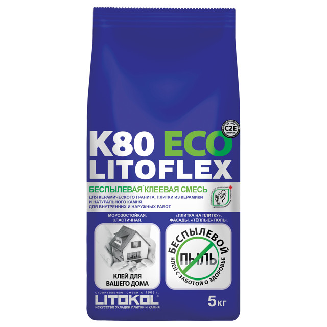 ���������� ���� ��������� LITOKOL ��������� �80 ���/Litoflex K80 Eco ���������� 5��  