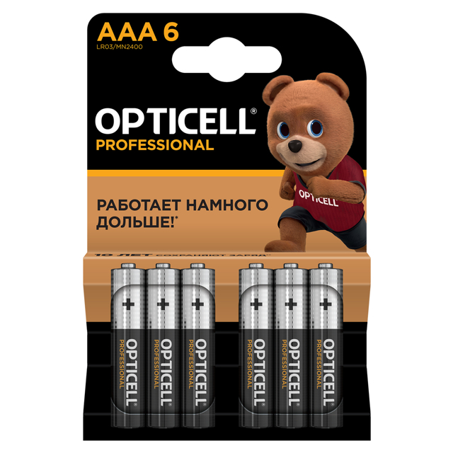 ���������� ��������� OPTICELL ����������� 1,5� ����������� AA� 6��  