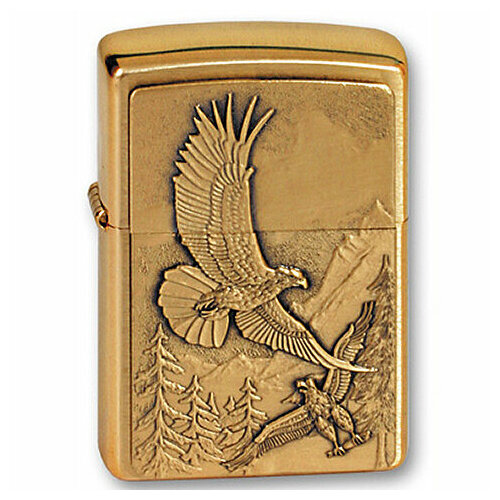   Eagles  . Brushed Brass  Zippo 20854 GS