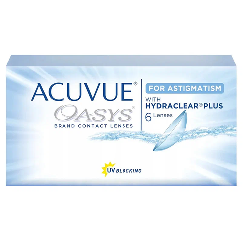   ACUVUE OASYS For Astigmatism with Hydraclear Plus, 6 ., R 8,6, D +5,CYL:-0,75,A:100   , -, 