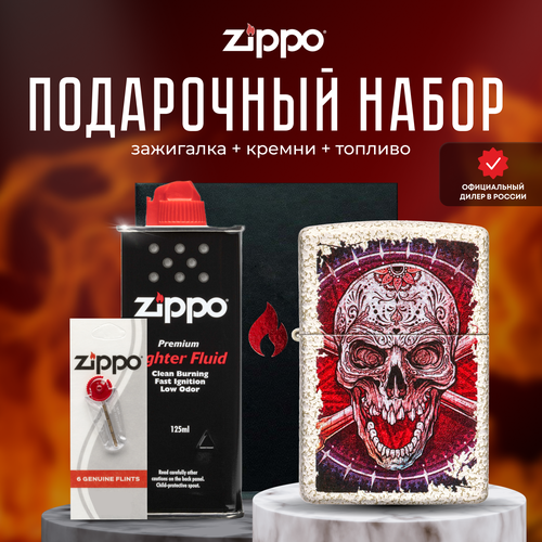  ZIPPO   (   Zippo 49410 Skull +  +  125  )   , -, 