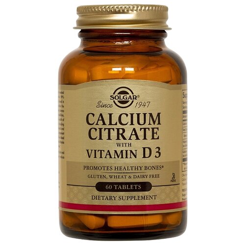 Solgar Calcium Citrate with Vitamin D3 ., 100 , 60 .   , -, 