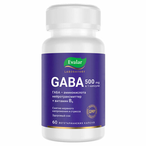  GABA 500 , 60 , Evalar Laboratory