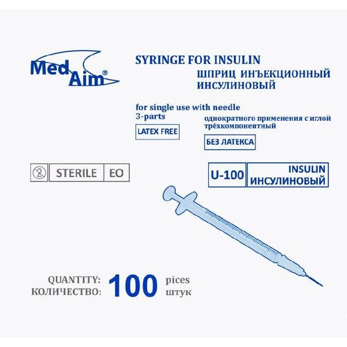     MedAim U-100   (1 , 26G (0,4512 ), 100 , Luer)   , -, 