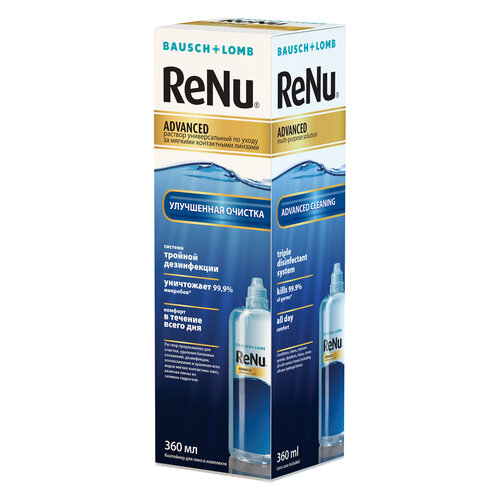 ���������� ������� BAUSCH+LOMB Renu Advanced, � �����������, 360 ��, 1 ��.