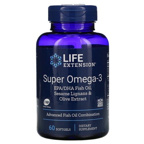  Life Extension Super Omega 3 Epa/Dha Fish oil      , 160 , 60 .   , -, 