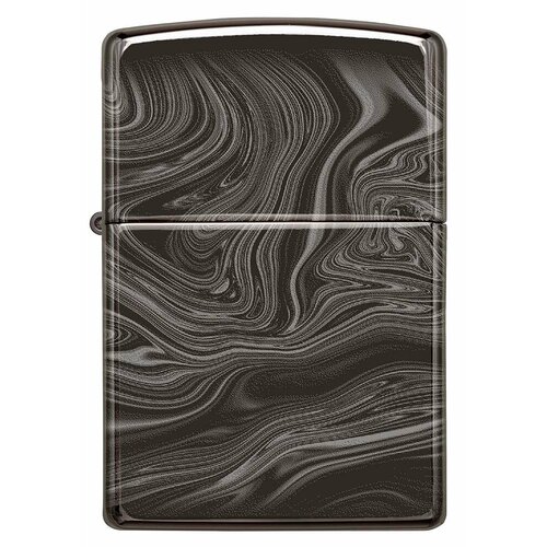 ���������� ������������ ���������� ��������� ZIPPO Classic 49812 Marble Pattern Design � ��������� High Polish Black - ��������� ����