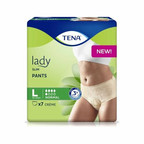   Tena Lady Slim Pants Normal Large 7 .   , -, 