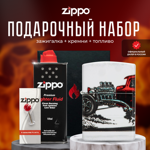  ZIPPO   (   Zippo 48660 Hot Rod Design +  +  125  )   , -, 