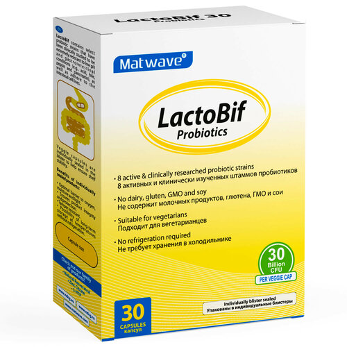 Matwave LactoBif Probiotics ., 30  , 40 , 30 ., , 1 .   , -, 