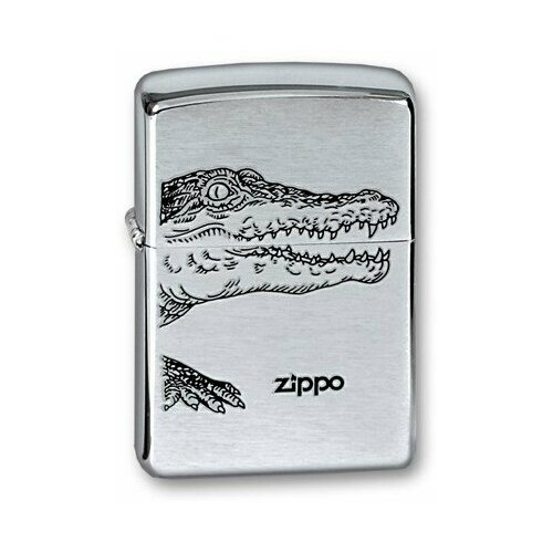  ZIPPO Alligator,   Brushed Chrome, /, , 38x13x57    , -, 