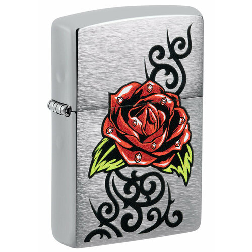      Brushed Chrome, , Zippo, 48790