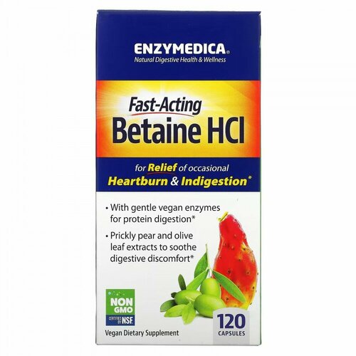 Enzymedica Betaine HCL 120 caps /    120    , -, 