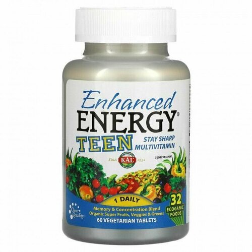 ���������� KAL, Enhanced Energy, ����� ��� ��������� ������ � ������������, ��� ����������, 60 �������������� ��������