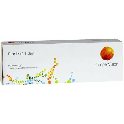 ���������� ����������� ���������� ����� CooperVision Proclear 1 Day, 30 ��., R 8,7, D +4, 1 ��.
