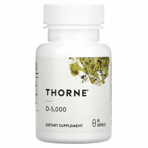 Thorne Research, D-5000, 125  (5000 ), 60    , -, 