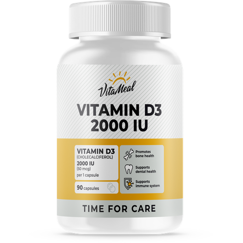  3 VitaMeal Vitamin D3 2000 IU, 90    , -, 