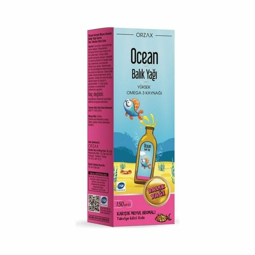 ORZAX OCEAN FISH OIL SYRUP 150 ML;      - 150    , -, 