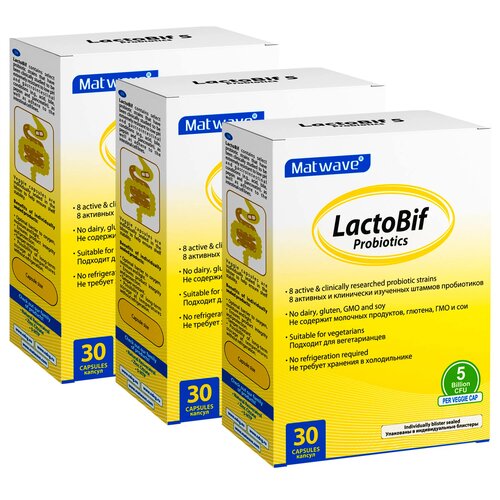 Matwave LactoBif Probiotics ., 5  , 150 , 30 ., , 3 .   , -, 