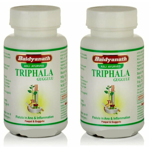 ���������� �������� ������� ������ ���������� (Triphala Guggulu Baidyanath) ��� �������� �� ��������, �������� �����������, ������, 2�80 ��.