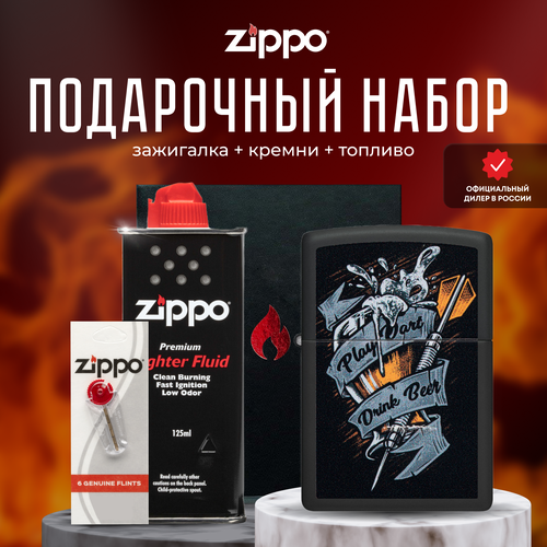  ZIPPO   (   Zippo 48679 Darts Design +  +  125  )   , -, 