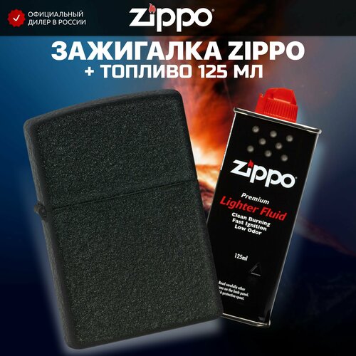    ZIPPO 236 Classic Black Crackle +     125 