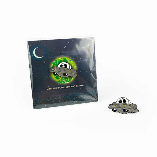   / Little Pins / Rick & Morty Spaceship /  /  /  /   , -, 