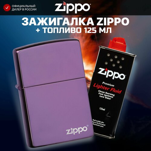   ZIPPO 24747ZL Classic High Polish Purple Logo +     125    , -, 