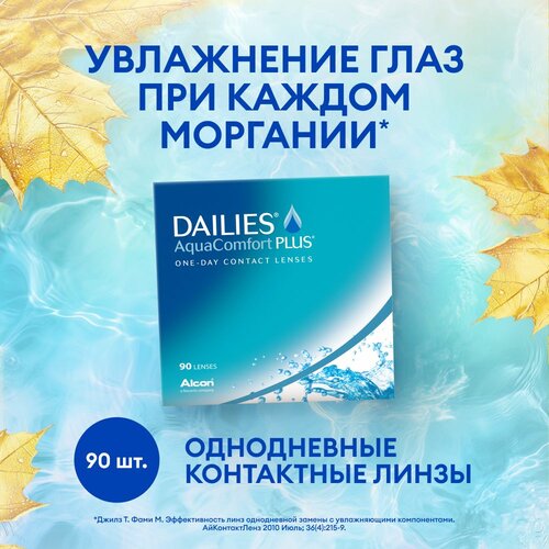    Alcon Dailies AquaComfort PLUS, 90 ., R 8,7, D +4