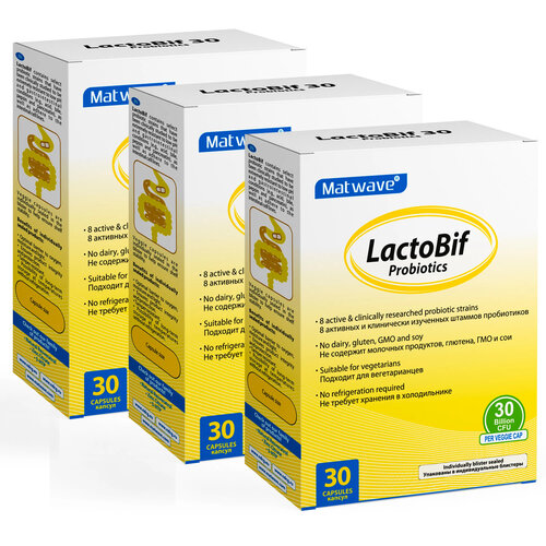 Matwave LactoBif Probiotics ., 30  , 120 , 30 ., , 3 .   , -, 