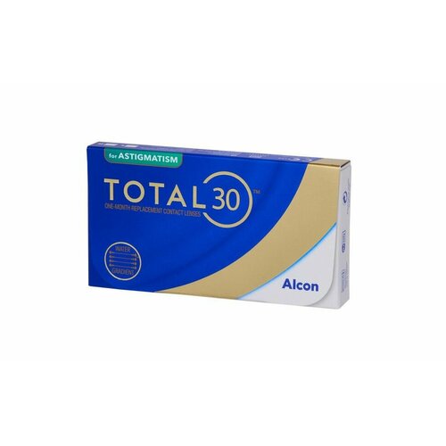 ���������� ���������� ����� �� ����� Alcon TOTAL30 for Astigmatism, 3 ��., R 8,6, D 0,�CYL:�-2,25,�A�:�180, 1 ��.
