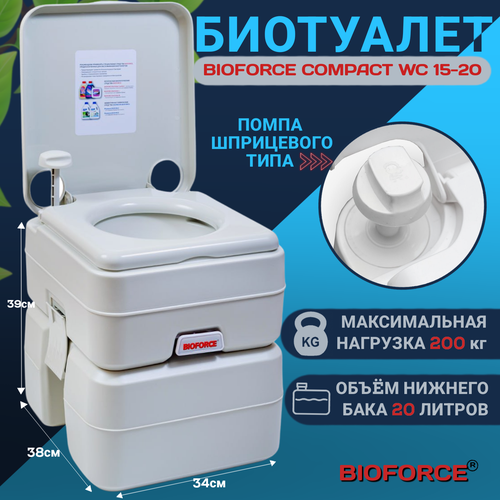 ���������� ��������� ��� ���� � ���� BIOFORCE Compact WC 15-20 ��� ������ � �������, ��� ������ ��� ������� �����, ���������� ����������� �������� �� �������