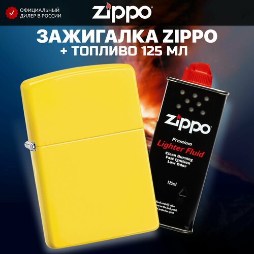    ZIPPO 24839 Classic Matte Lemon +     125 