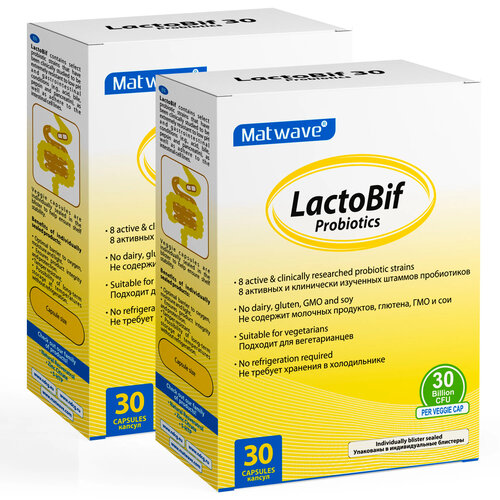 Matwave LactoBif Probiotics ., 30  , 80 , 30 ., , 2 .   , -, 