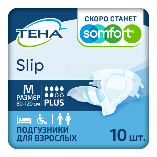 ���������� ���������� ��� �������� ���� Slip Plus, M, 10 ��.
