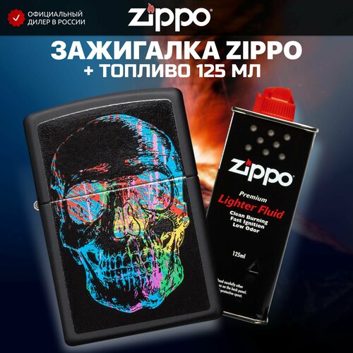   ZIPPO 28042 Colorful Skull +     125    , -, 