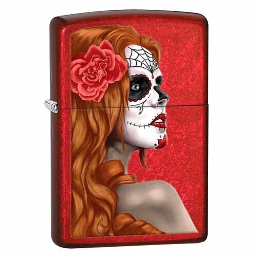  Classic  . Candy Apple Red  Zippo 28830 GS   , -, 