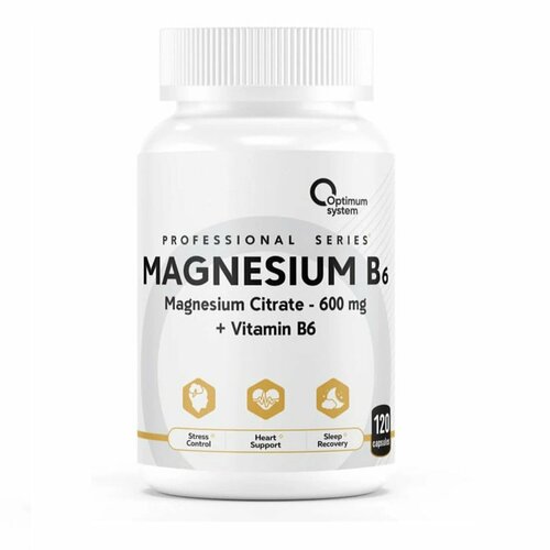 Optimum System Magnesium B6 120  (Optimum System)   , -, 