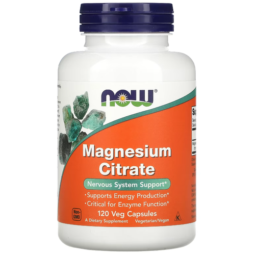 NOW Magnesium Citrate 400 mg 120 caps /    400  120    , -, 