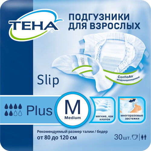 ���������� ���������� ��� �������� ���� Slip Plus, M, 30 ��.