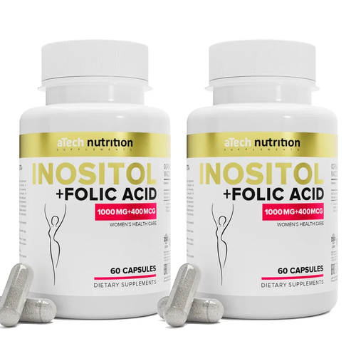 ���������� ����� 2 �������� ��������/ ������ 1000 �� + �������� ������� 400 ��� aTech nutrition 60 + 60 ������
