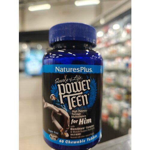   Power Teen for Him, Source of Life,  , 60  , NaturesPlus   , -, 