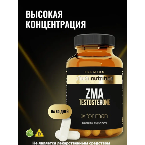  ZMA aTech Nutrition PREMIUM  +  +  6 +   60    , -, 