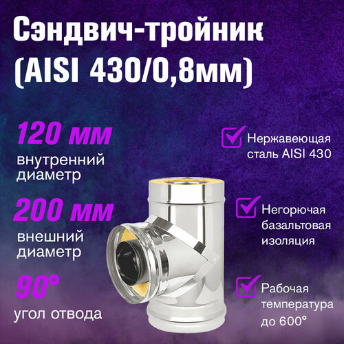 ���������� �������-������� ����������+���������� (AISI 430/0,8��) (120x200)