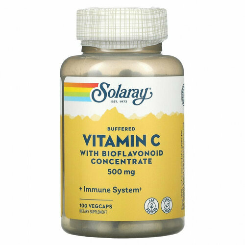 Buffered Vitamin C with Bioflavonoid concentrate ( ) 500  100  (Solaray)   , -, 