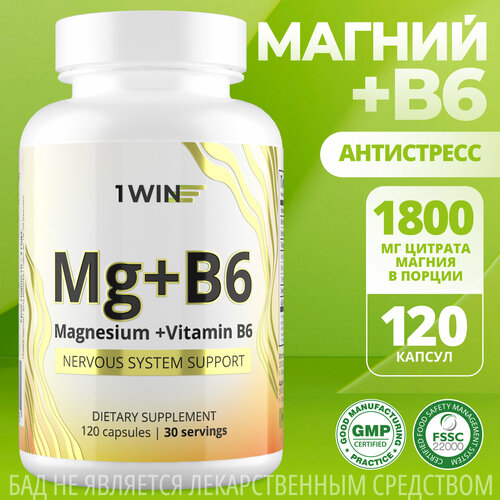 1WIN     6 ( 6),       , Magnesium Citrate, 120    , -, 