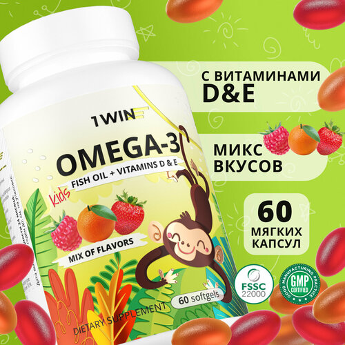   3  1WIN Omega-3   ,    3 (D)  ,  : , , , 60    , -, 