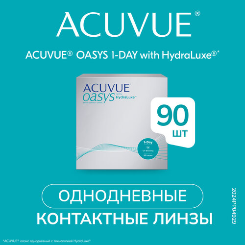   ACUVUE OASYS 1-Day with HydraLuxe., 90 ., R 8,5, D -0,5   , -, 